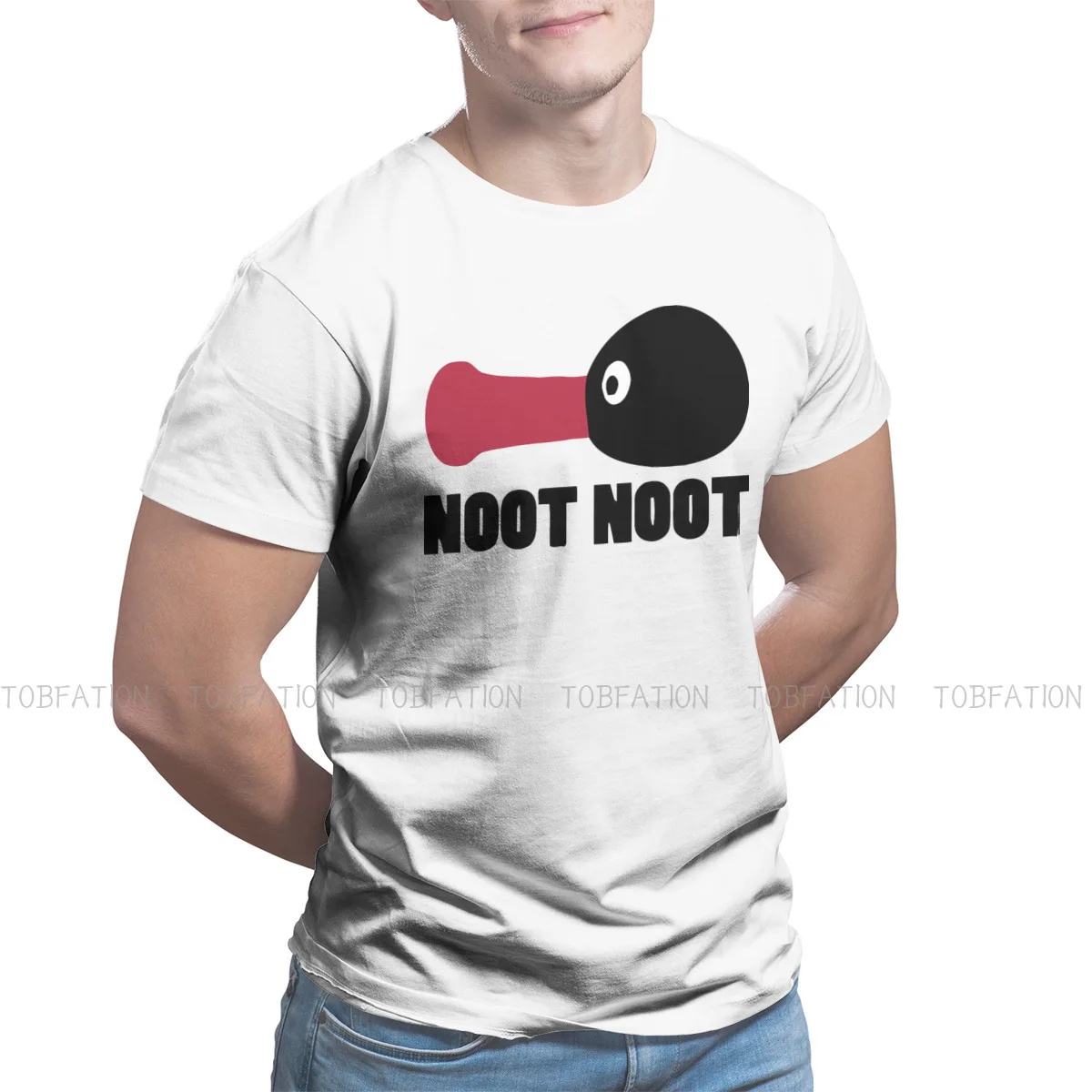

Уникальная футболка NOOT Pingu Noot Pinga Penguin TV, высокое качество, новый дизайн, графическая футболка, Товары в наличии