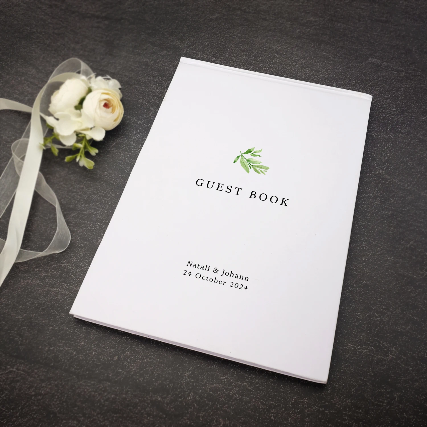 Пользовательская Свадебная книга персонализированная Гостевая брачный альбом
