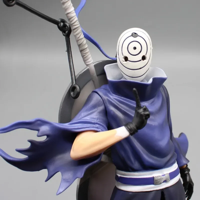 43 см ПВХ экшн-фигурки Наруто Uchiha Obito аниме двухсторонняя модель манга настольное