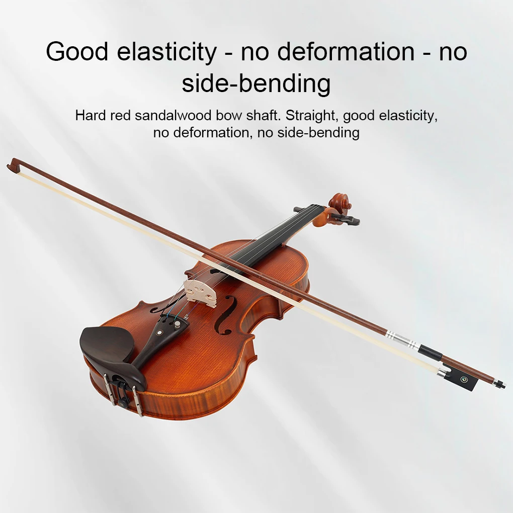 

4 4 Violin Bow Horsehair Practice Professional Fiddle for Beginner