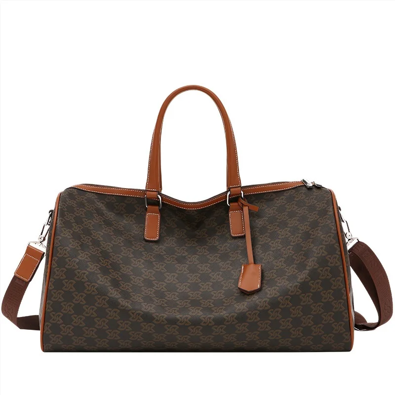 Модная Женская дорожная сумка из ПВХ с цветочным дизайном Вместительная женская