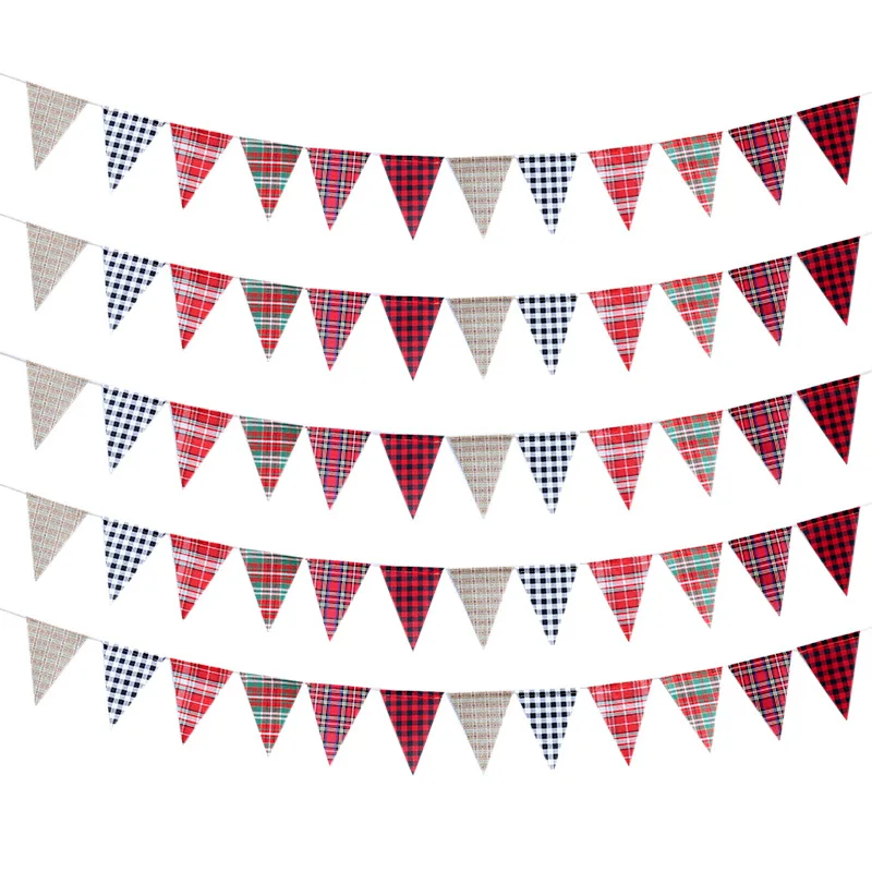 Флаги из красного джута и льна 4 5 м | Дом сад