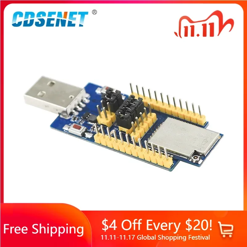 

Флэш-тест USB 27 дБм 2,4 ГГц ZigBee Module CC2530 флэш-карта