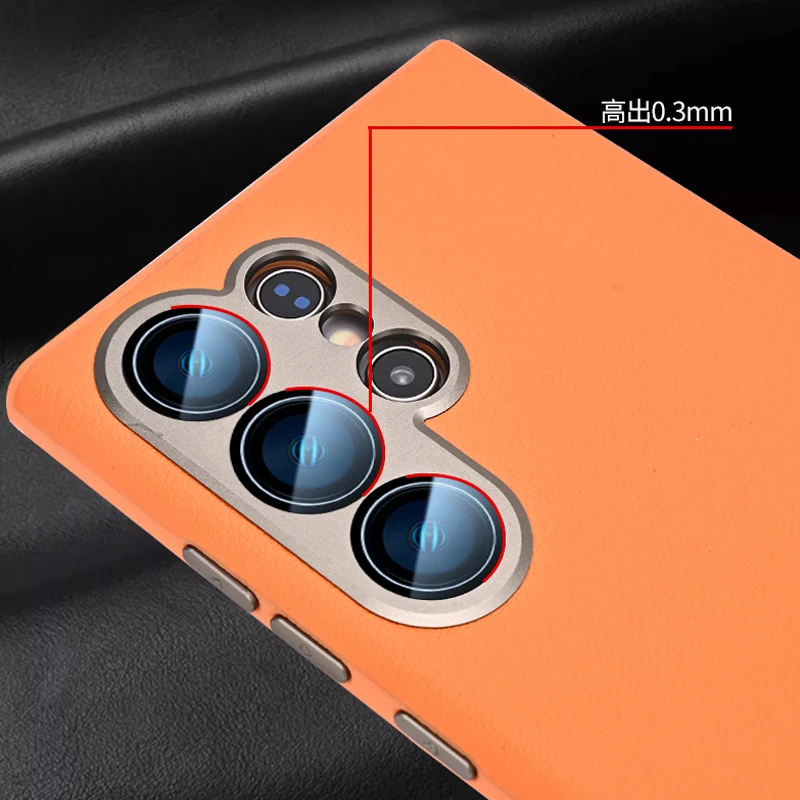 Элегантный жесткий чехол Magsafe из поликарбоната с простым кожаным рисунком для