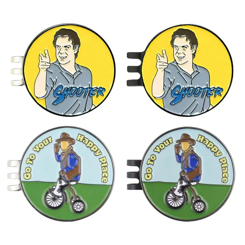 

Golf Ball Markers Stainless Steel Golf Magnetic Hat Clip Golf Ball Marker Hat Clip Clamp Ball Marker Sports Accessory For Men