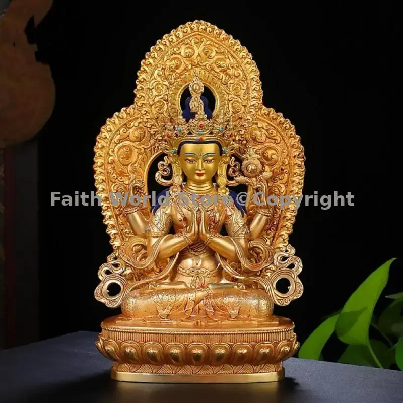 Фото Хорошая бутиковая статуя Будды Jambhala Tare Bodhisattva Manjusri Shakyamuni Phra Kring Vajrasattva Longevity Будда с подсветкой №5