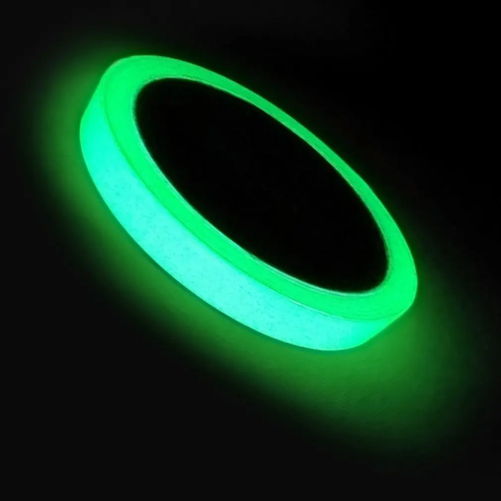 

2023 Removable Luminous Tape Glow Tape Self-adhesive Sticker Green Fluorescent Glowing Dark Striking Night Warning Luminous Tape