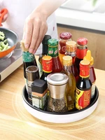 rotary seasoning rack kitchen table multifunctional soy sauce bottle seasoning storage products household artifact