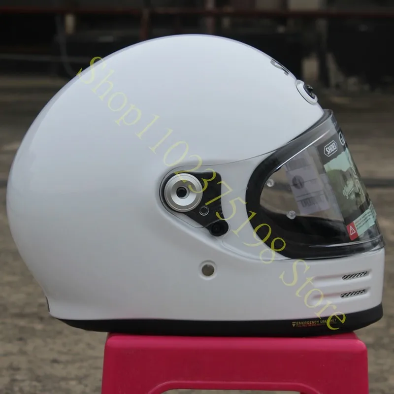 GLAMSTER Classic Retro Full Face Helmet For Harley Cruise Leisure Motorcycle and Road Racing Protective Marquez