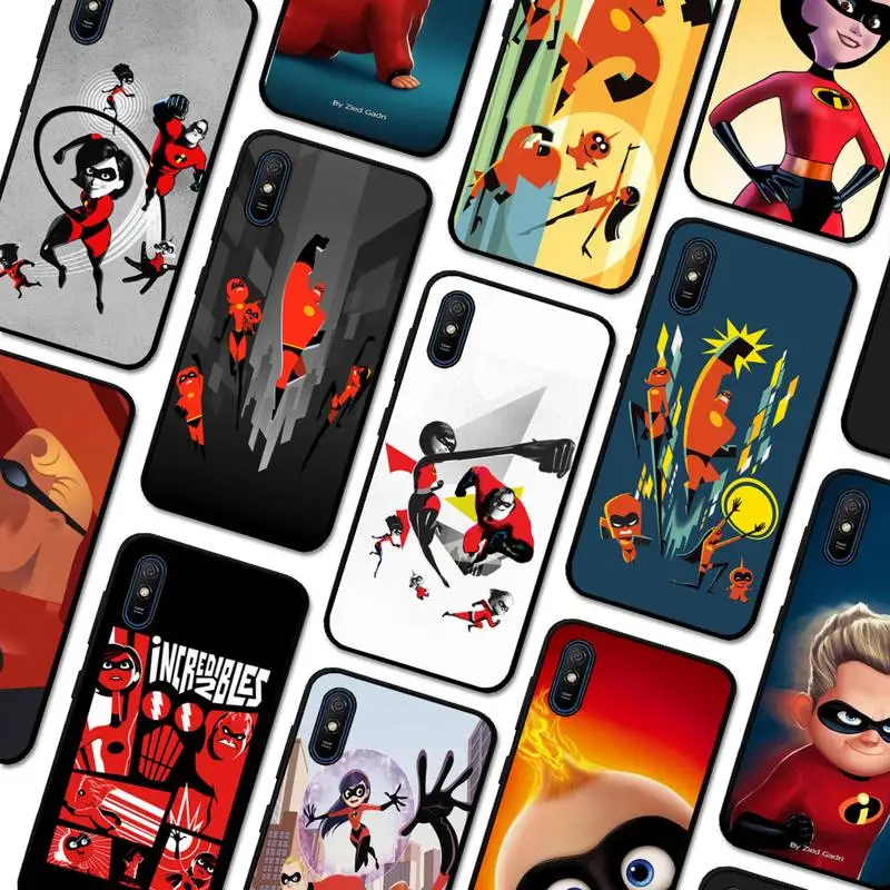 

Disney The Incredibles Phone Case for Redmi 5 6 7 8 9 A 5plus K20 4X 6 cover