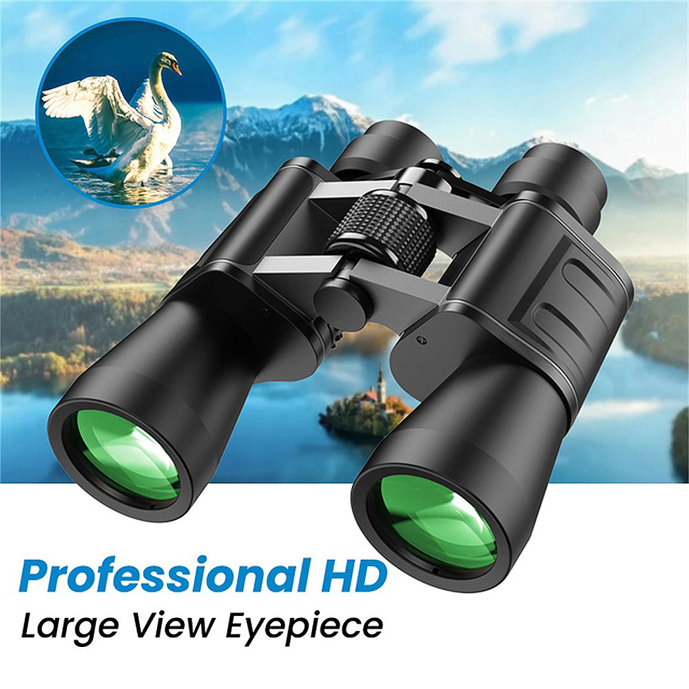 

20X50 HD Powerful Binoculars Telescope Long Range View Portable Spotting Scope BAK4 Prism Lens for Hunting Camping Outdoor