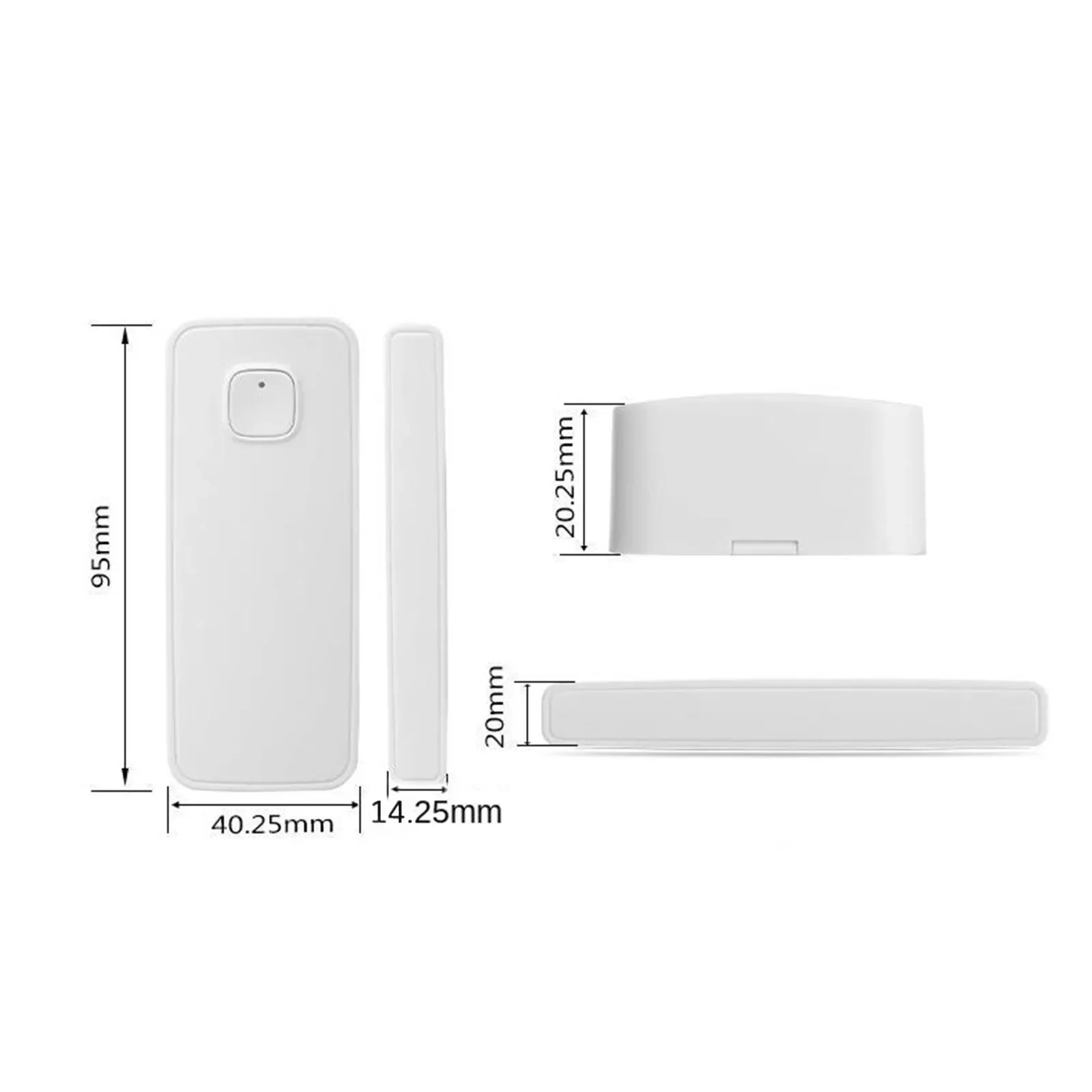

Smart Home WiFi Door Window Sensor Portable Door Detector Security Remote Alarm