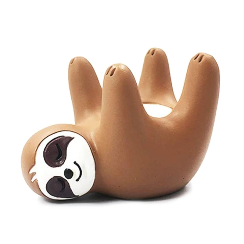 

Sloth Rings Display Stand Desktop Wedding Rings Earrings Necklace Organizer 57BD