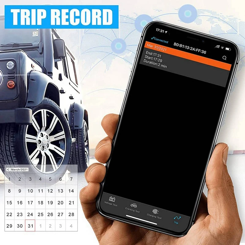 2 шт. Автомобильный анализатор аккумулятора BM2 12 В