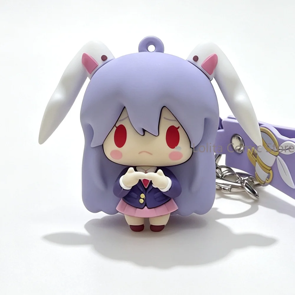 Аниме-брелок Touhou Project Reisen Udongein Inaba: мини-фигурка, подвеска для сумки, украшение для сумки, подарок на день рождения, Рождество (art.: 3920db92b4ea8) - 3920db92b4ea8