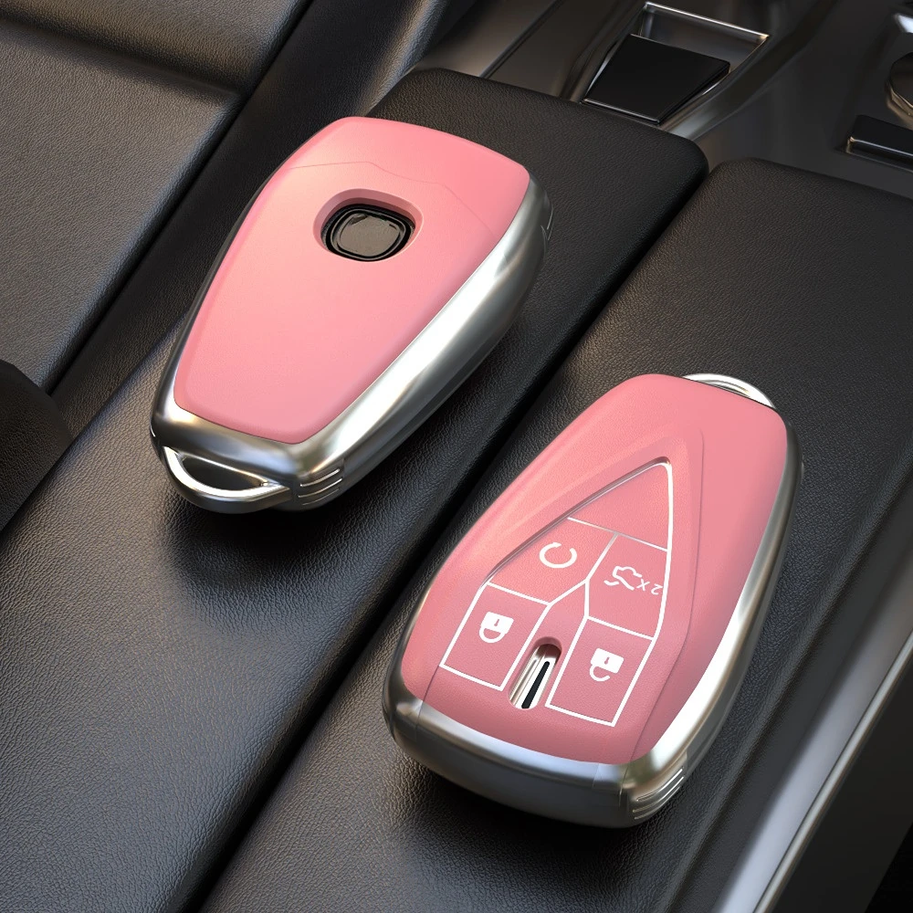 

For Changan CS35 Plus CS55 Plus CS75 Plus 2019 2020 Tpu Car Key Case Cover Fob Auto Protect Shell Holder Keychain Accessories
