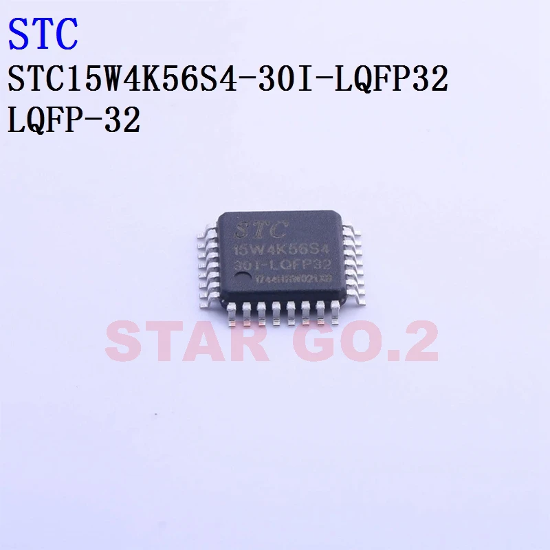 

2PCSx STC15W4K56S4-30I-LQFP32 LQFP44 LQFP48 LQFP64S STC Microcontroller