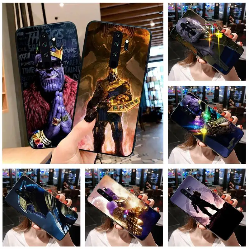 

Marvel Thanos Phone Case For Redmi 9A K20 K30 K40 Note 11E 11S 11 10 9 Pro Silicone Soft Cover