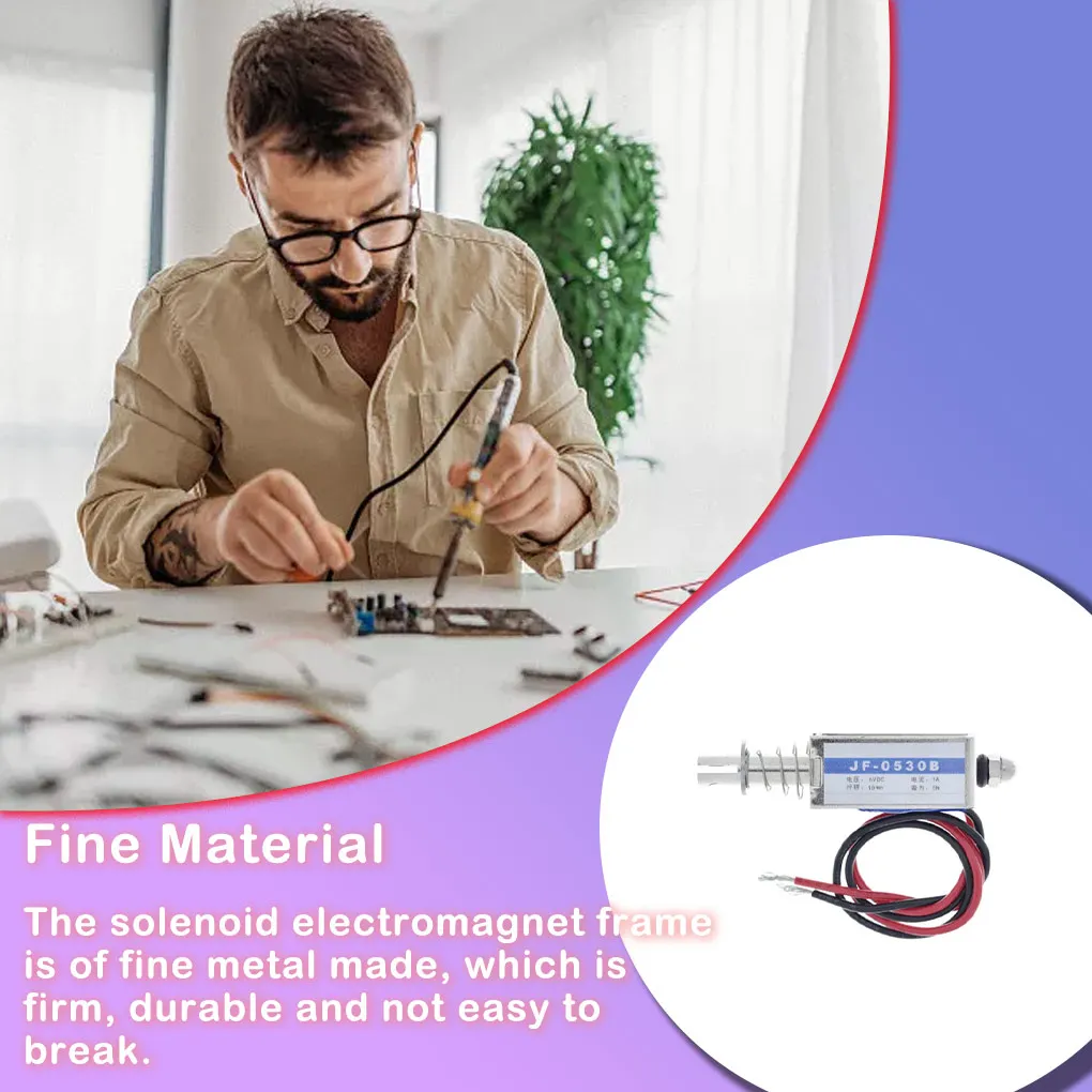 

Solenoid Electromagnet Frame Reusable Computer Laptop Electromagnets 6V