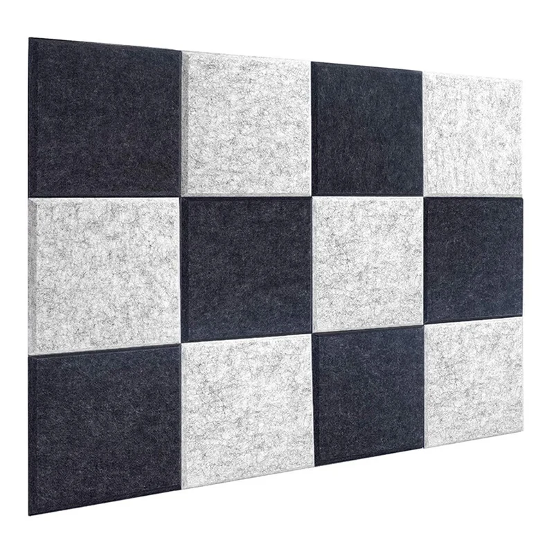 

12 Pcs Acoustic Foam Panels,Soundproofing Panel Beveled Edge Sound Panels, Acoustic Treatment Used in Home&Offices Wall