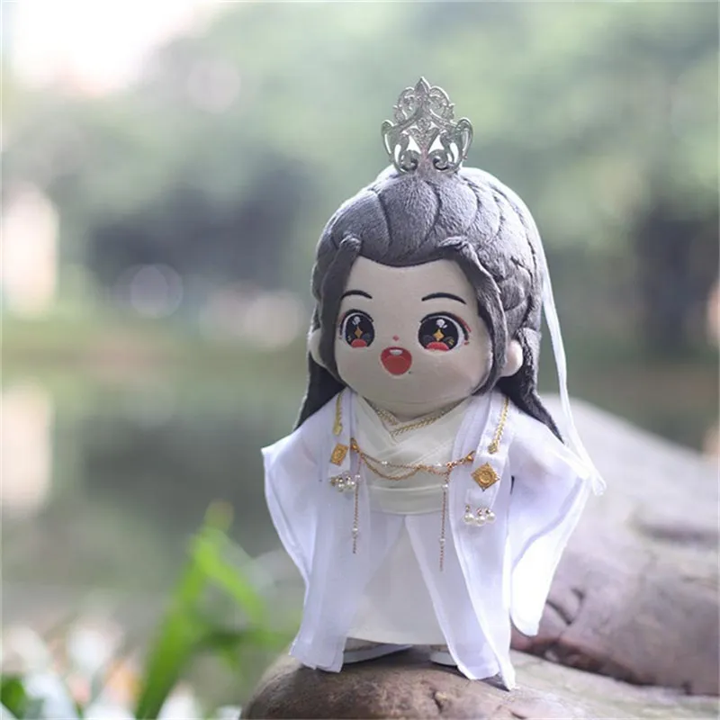 7pcs/ set 20cm doll clothes White ancient costume for 20cm star idol doll Dolls Accessories for Korea Kpop EXO Idol Dolls