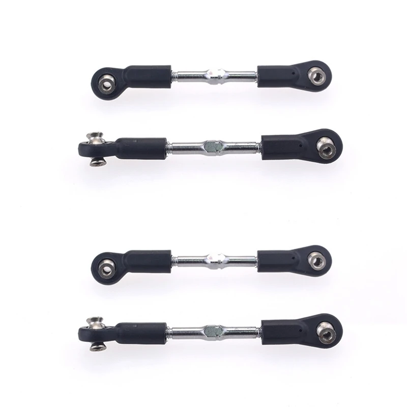 4 шт. 8124 металлический рулевой стержень 75-85 мм для 1/8 Zd Racing 9116 9020 9072 9071 9203 08425 08426 08427
