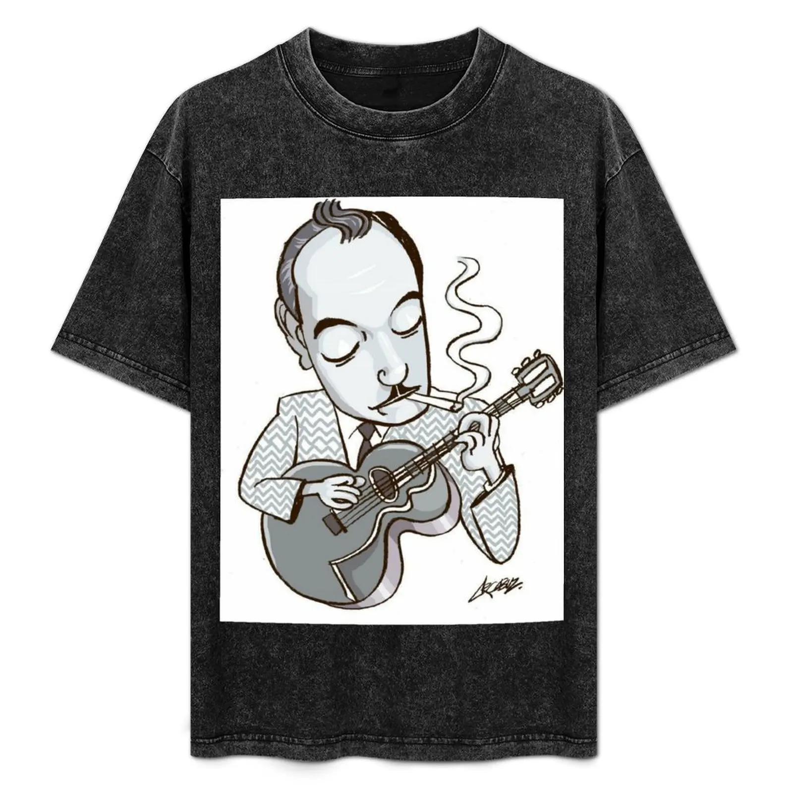 Футболка Django Reinhardt The Manouche Legend милая одежда футболка с графическим рисунком