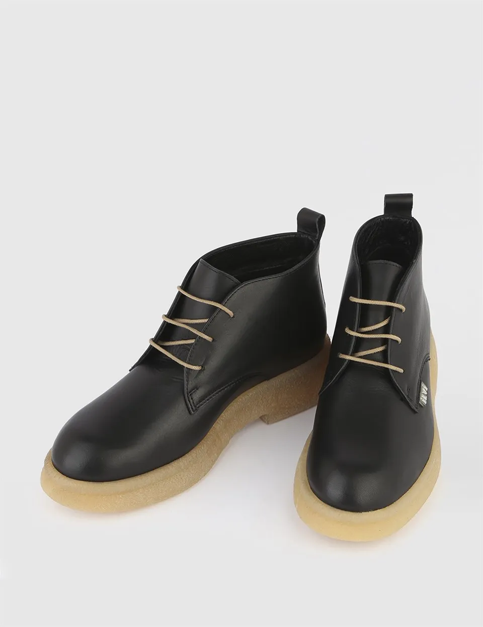 

ILVi-Genuine Leather Handmade Lare Black Leather Women's Boot Women Shoes 2021 Fall/Winter