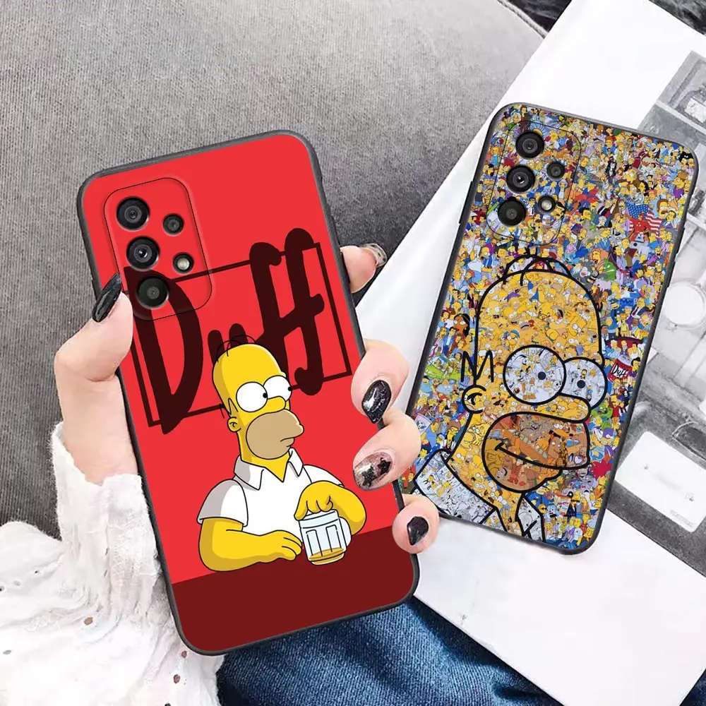 

Anime Cool The S-Simpsons Cover Case For Samsung A12 A13 A21s A22 A23 A32 A33 A41 A42 A51 A52 A52s A53 A71 A72 A73 4G 5G Case
