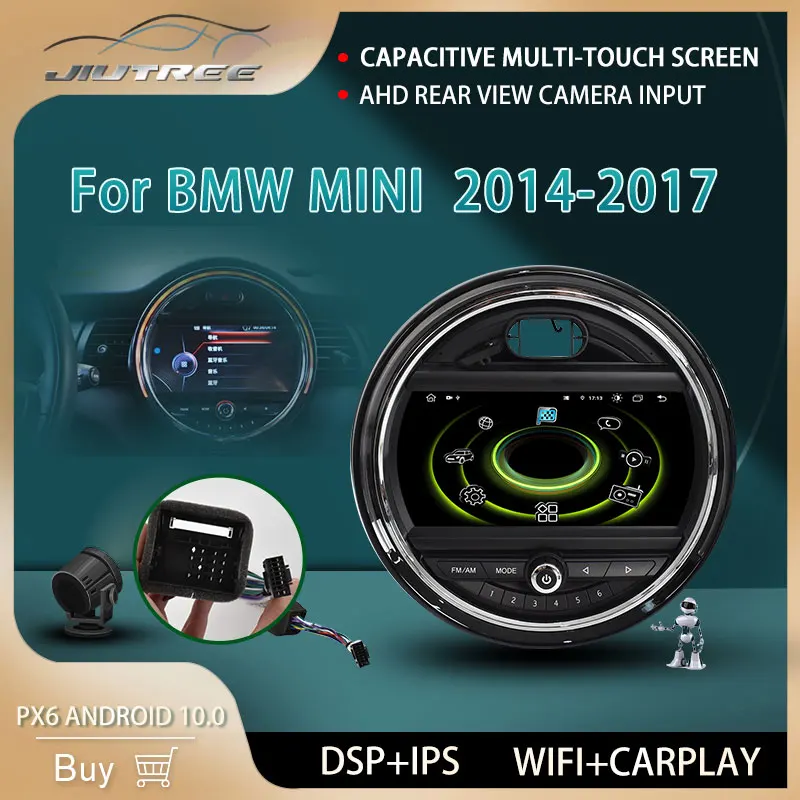 

Автомагнитола на Android, мультимедийный плеер для BMW Mini 2014-2017, сенсорный экран, фото-и видеоплеер, HD стерео головное устройство