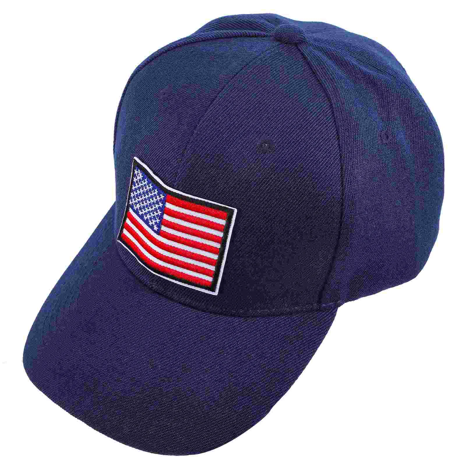 

American Baseball Cap Sun Blocking WoUs Flag Adult Costume Ornament Festival Caps