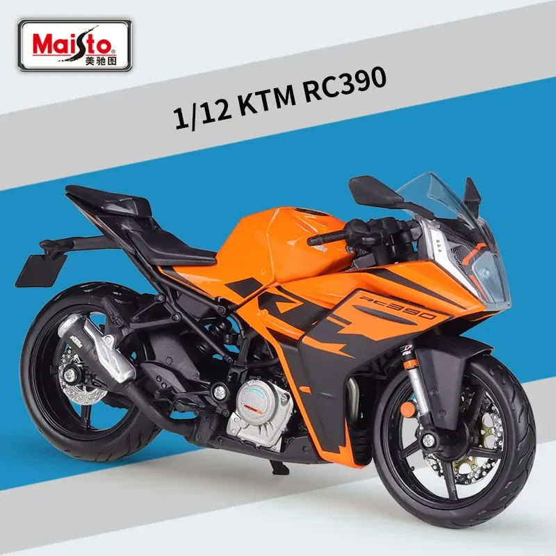 

Maisto 1:12 KTM RC390 Alloy Motorcycle Model Simulation Diecast Metal Toy Street Racing Motorcycle Model Collection Kids Gift