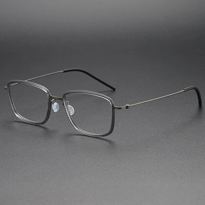 Данияский бренд дизайнерские легкие квадратные титановые большие очки для