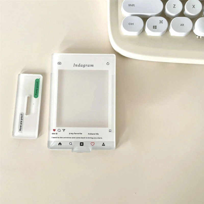 Акриловая фоторамка INS белая 3 дюйма