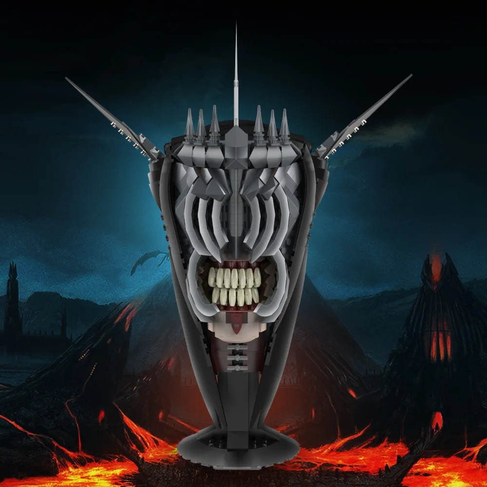Строительные игрушки Lord Mouth of Sauron совместимые с наборами Lego модель LOTR идеи на