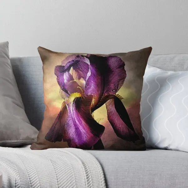 

Platonic Iris Printing Throw Pillow Cover Soft Throw Case Decor Hotel Wedding Decorative Bed Comfort Pillows not include