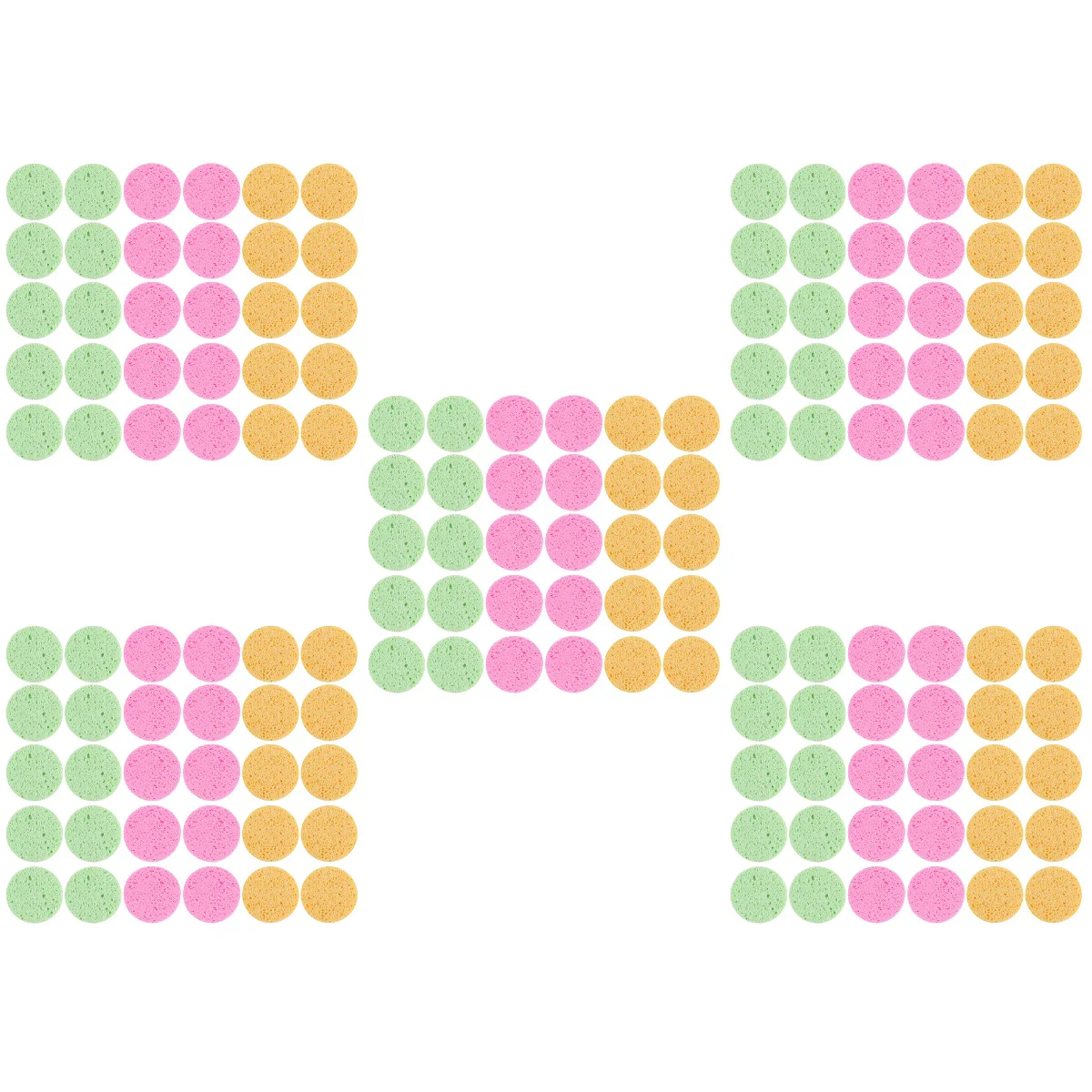 

150 Functional Portable Compressed Sponges Heart Sponges For Facials Heart Sponges for Clean Home