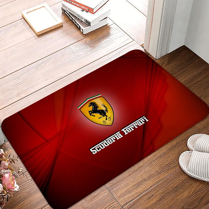 

Ferrari Non-slip And Washable Kitchen Mat Floor Mats Entrance Doormat Welcome Home Absorbent Bathroom Rug Bedrooom Carpet Bath