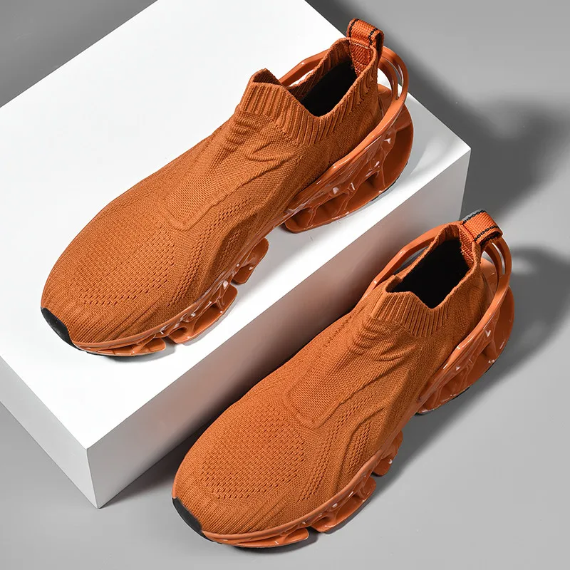 Fashion Blade Warrior Sneakers Men Running Shoes Designer Jogging Sports Shoes for Men Outdoor Sock Walking Shoes Male Footwear