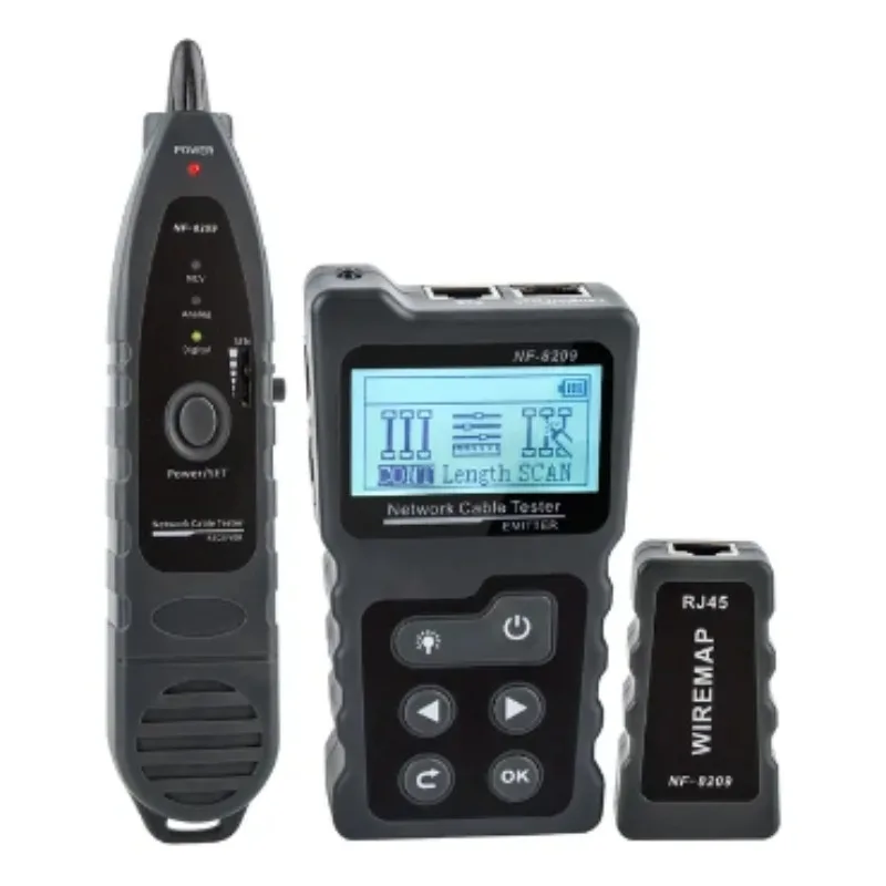 Устройство для измерения длины кабеля с ЖК-дисплеем