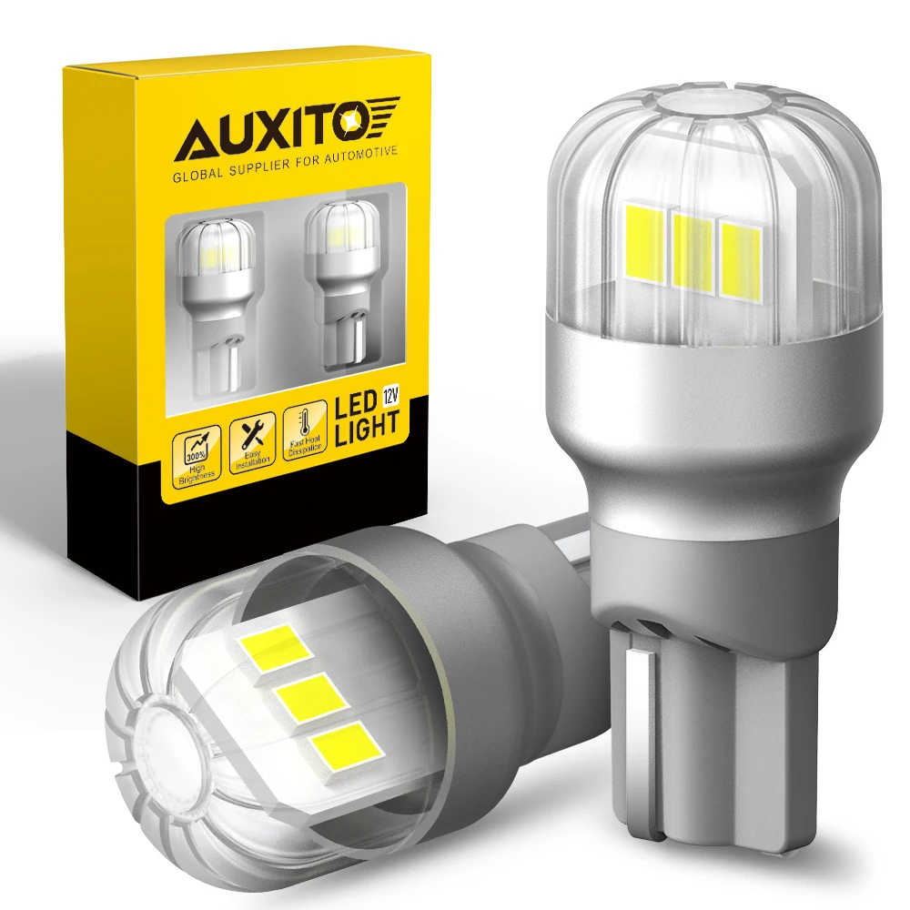 

AUXITO 2x Мини-размер T15 W16W 921 912 Автомобильные светодиодные фонари заднего хода CANBUS 3030SMD T16 Светодиодные автоматические резервные лампы с крышкой 6000K Белый