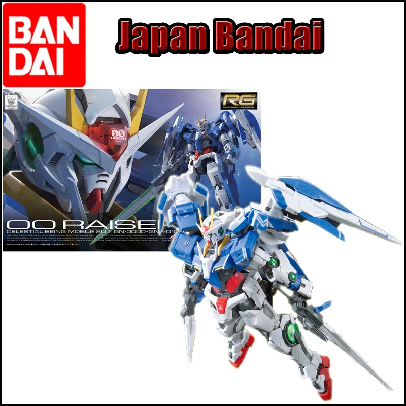 

Мобильный костюм Gundam 00R RG 18 1/144 двойной нулевой подъемник Bandai Сборная модель кино и ТВ японская анимационная модель робота ПВХ игрушка