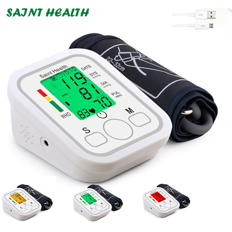 Saint Health тонометр давления מד לחץ דם blood pressure monitor with usb charger медецинское