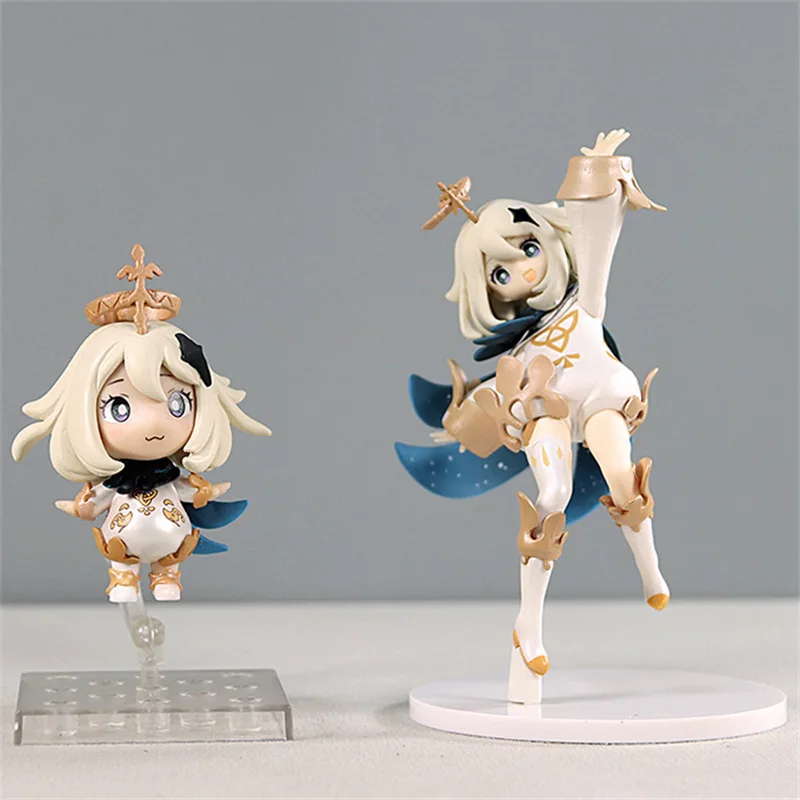 

Anime Action Decor Genshin Impact Paimon Figure Doll PVC Desktop Toy Model