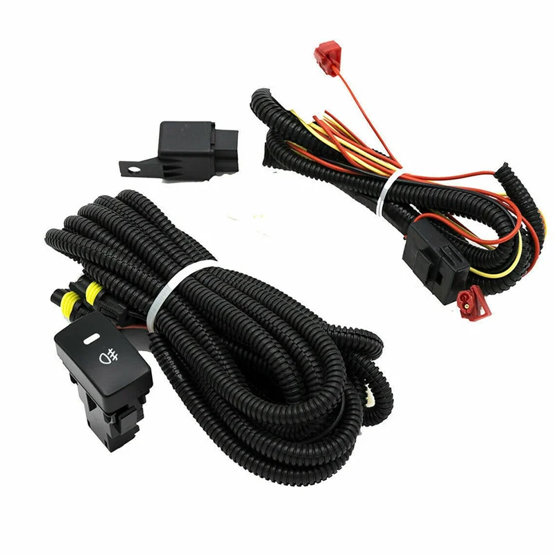 

Для 2014 2015 2016 L LE передняя противотуманная лампа заднего вида с прозрачными линзами и рамкой + фотоэлемент 1 пара