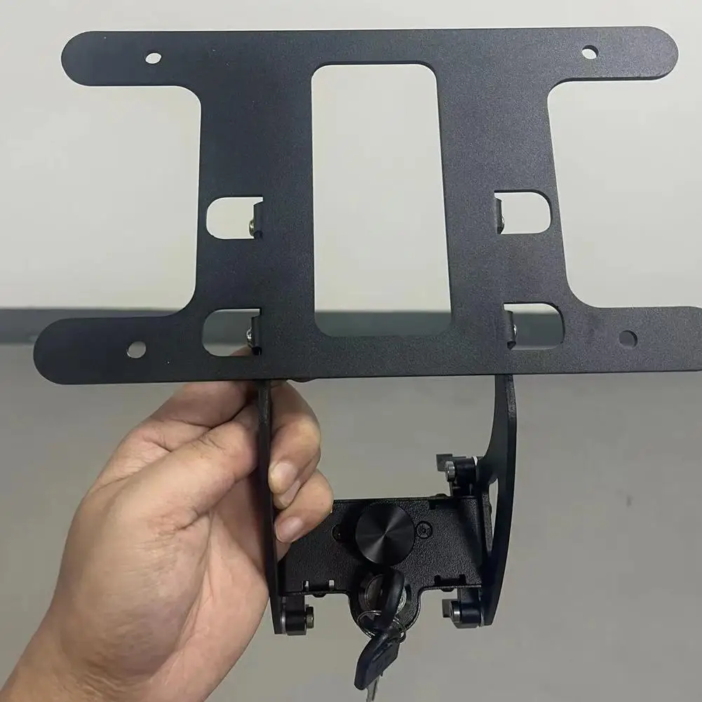 

For Tesla Model 3 Y No Drill Front License Plate Holder Features Bracket Anti-theft Plate Kit With Mounting License H5v4
