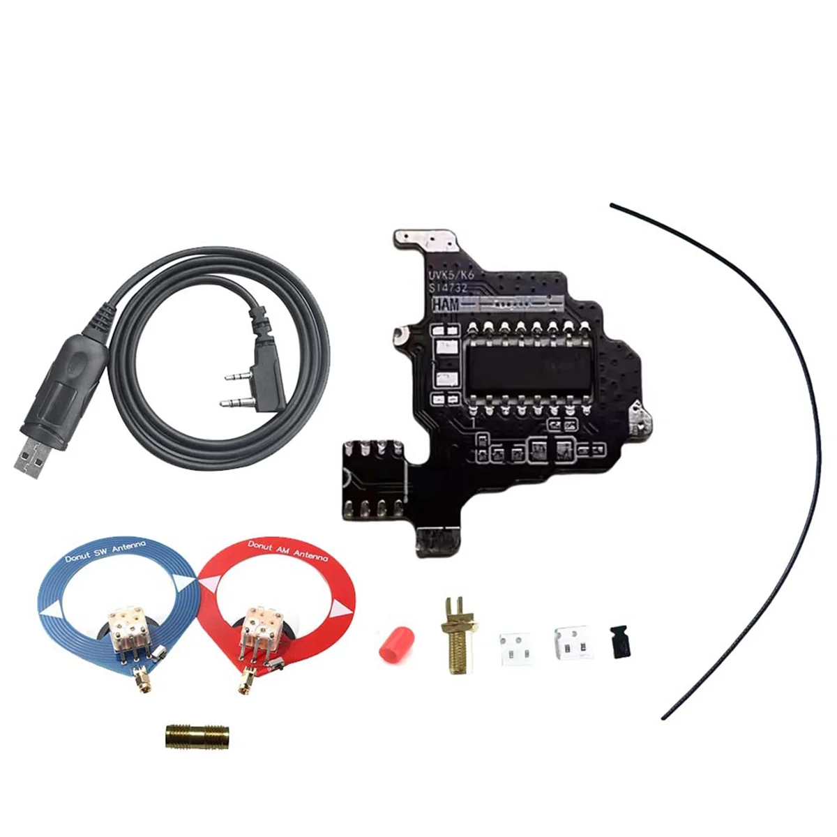 Модуль модификации для K5/K6 SI4732 + 2 антенны xDonut USB-кабель программирования решение