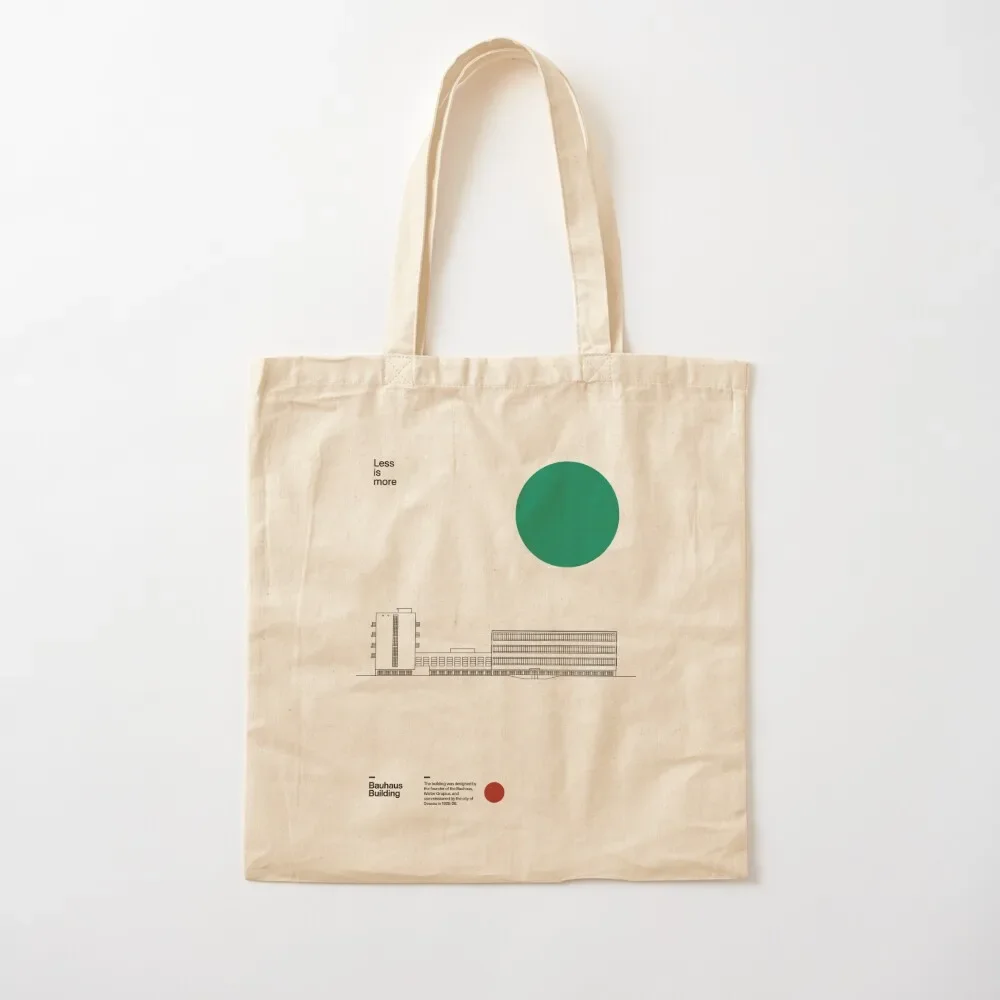 Баухаус Building Walter Gropius 1926 Минимальная Архитектура...”iru Bauhaus Design Tote Bag Холщовая