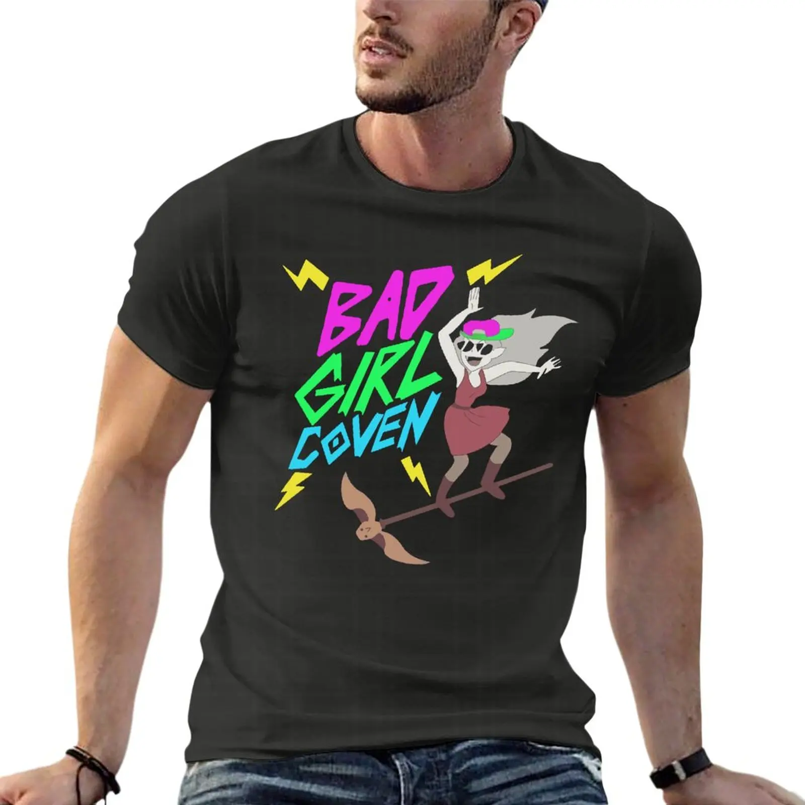 

Bad Girl Coven The Owl House Camiseta De Manga Oversize T-Shirt Funny Men Clothing 100% Cotton Streetwear Large Size Top Tee