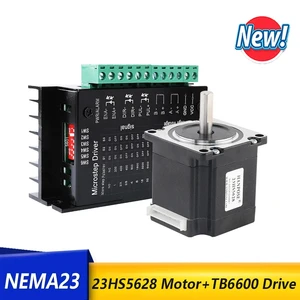 Nema23 Stepper Motor 23HS5628 57 Motor 2.8A 126N.CM With TB6600 drive 9-42VDC For CNC And 3D Printer 42 Stepper Motor Driver